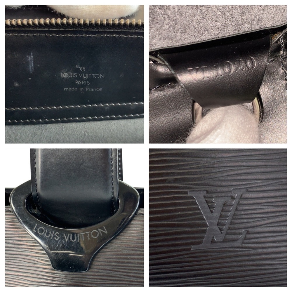 LOUIS VUITTON Black Leather Shoulder Bag - Picture 4 of 10